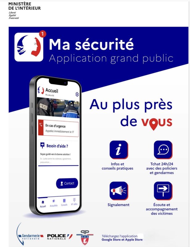 APPLICATION MA  S&Eacute;CURIT&Eacute;