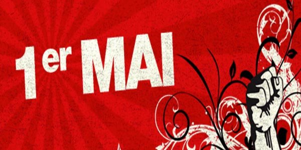 C&eacute;r&eacute;monie du 1er Mai. Journ&eacute;e internationale des travailleuses et des travailleurs.