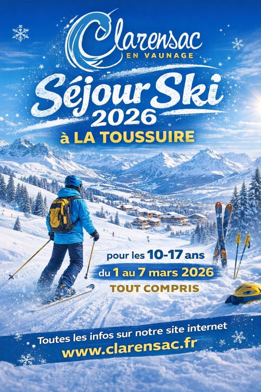 🚨 Derni&egrave;res places pour le s&eacute;jour SKI 2026 🚨