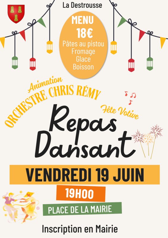🎉F&ecirc;te du village -Repas 🎉