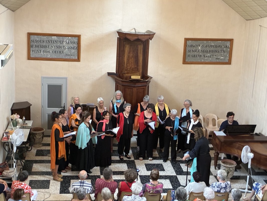🎵LA CHORALE &laquo; CH&OElig;UR DE FEMMES &raquo; REVIENT AU TEMPLE