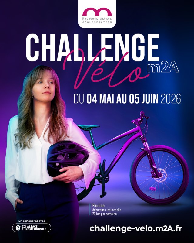Challenge v&eacute;lo M2a du 4 mai au 5 juin 2026