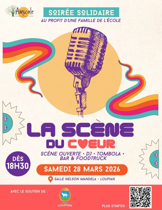 🎤💜 LA SC&Egrave;NE DU C&OElig;UR &ndash; Soir&eacute;e solidaire 💜🎶