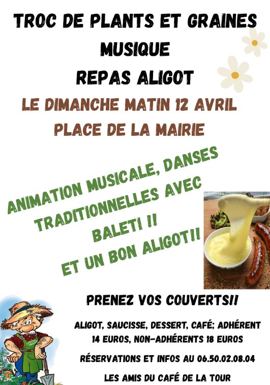 12 avril c'est la f&ecirc;te &agrave; la buvette