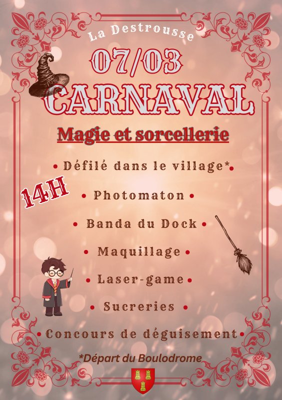 C'est samedi : Carnaval du village