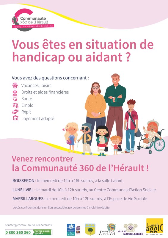 📢 NOUVEAU &Agrave; MARSILLARGUES : POINT INFO HANDICAP