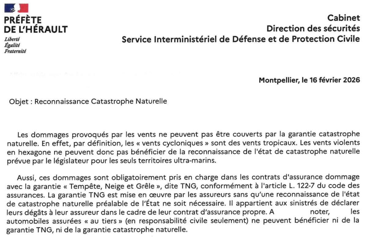 Temp&ecirc;te Nils -Assurance -La pr&eacute;fecture nous informe