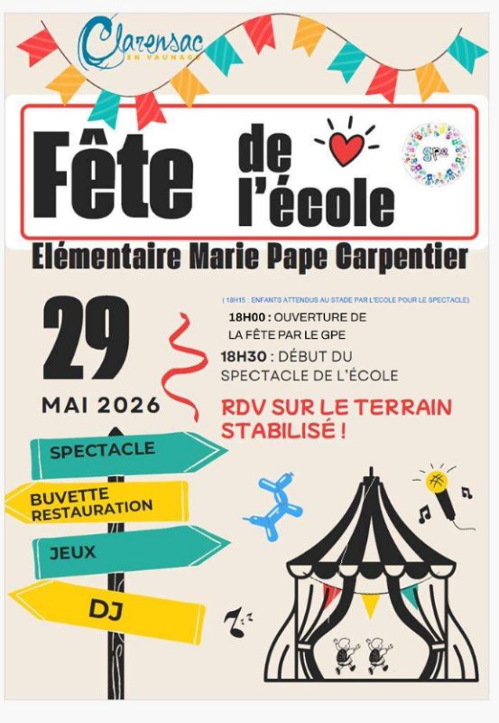 F&Ecirc;TE &Eacute;COLE &Eacute;L&Eacute;MENTAIRE