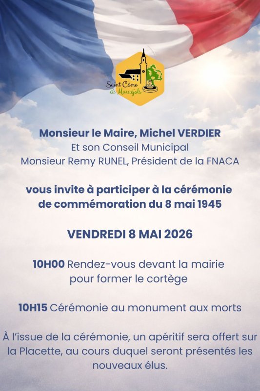 Comm&eacute;moration du 8 mai 1945