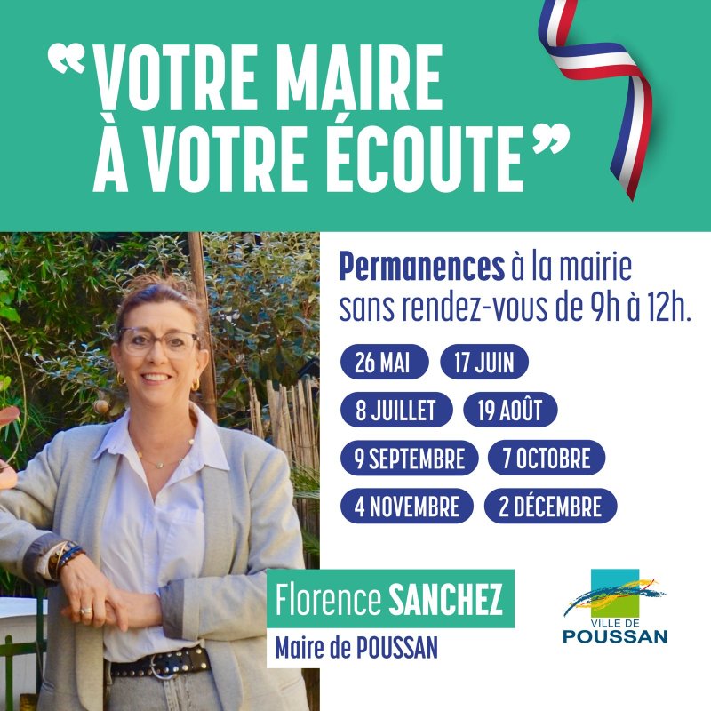 📣 Nouveaut&eacute; &agrave; la mairie : les permanences du Maire, en compl&eacute;ment des prises de rendez-vous