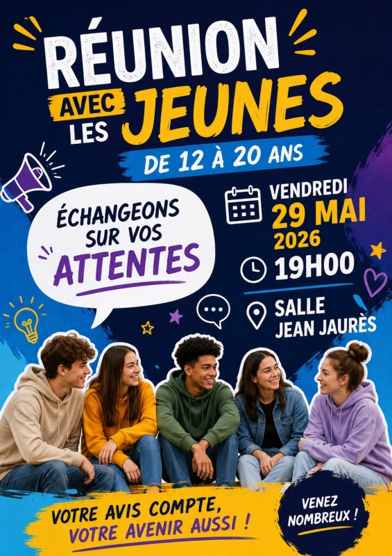 La Municipalit&eacute; vous convie &agrave; une r&eacute;union d&rsquo;&eacute;change &hellip;  Venez nombreux &hellip;