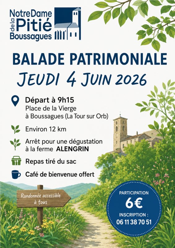 BALADE PATRIMONIALE 4 JUIN 2026