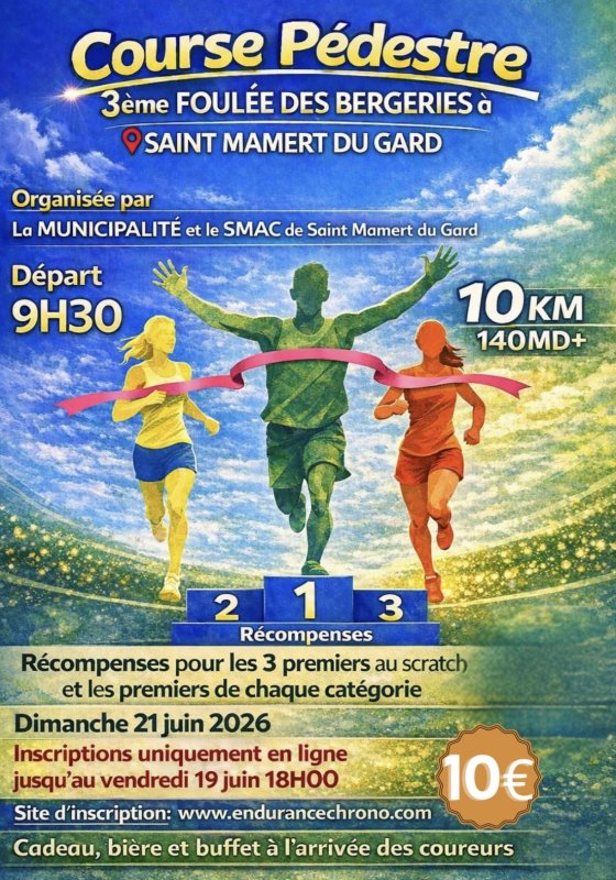 🏃&zwj;♂️ Course &ndash; La Foul&eacute;e des Bergeries 🏃&zwj;♀️