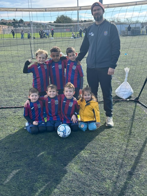 Les U6 du FC Domitia recevaient le plateau hebdomadaire &agrave; Poussan