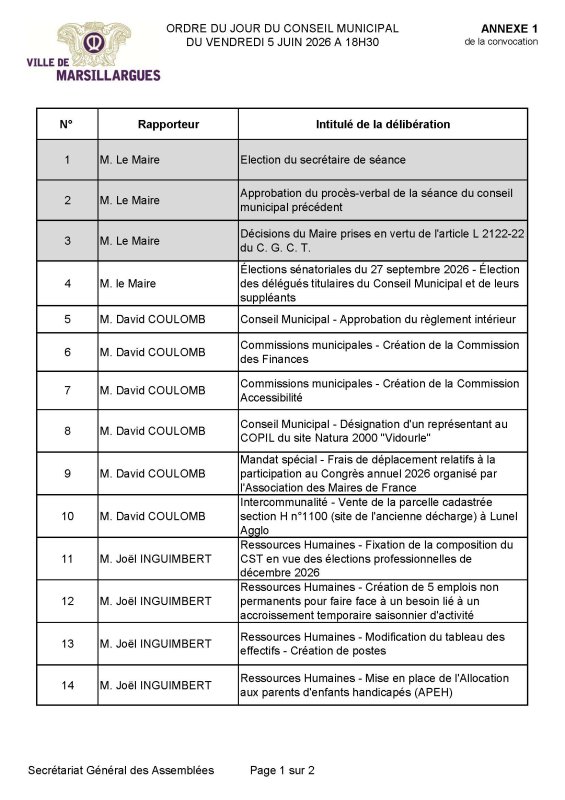 🇫🇷 CONSEIL MUNICIPAL 🇫🇷