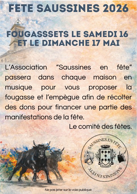 SAMEDI 16 et DIMANCHE 17 MAI > FOUGASSSETS!!!!