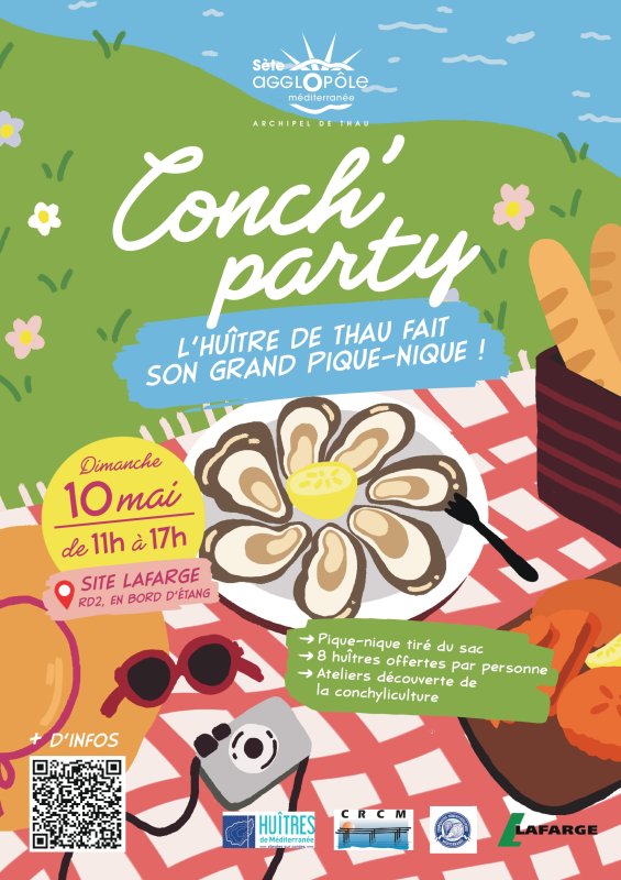 Une Conch&rsquo;Party conviviale et engag&eacute;e pour soutenir les conchyliculteurs du bassin de Thau