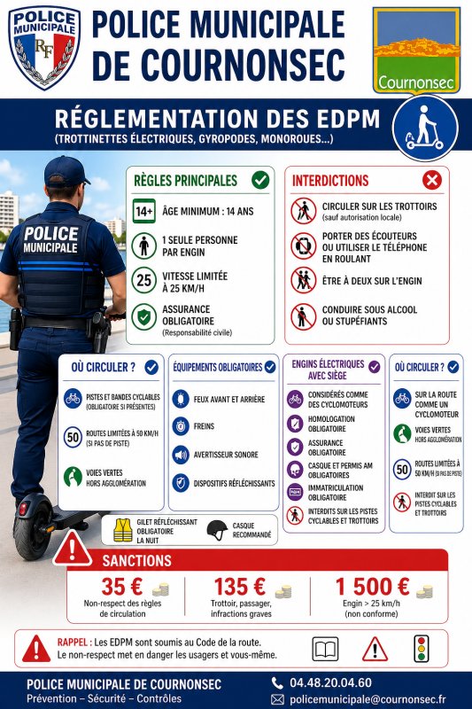 🛴 EDPM : bien conna&icirc;tre la r&eacute;glementation