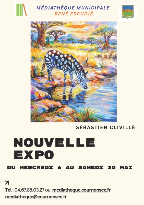 Nouvelle expo S&eacute;bastien Clivill&eacute; du 6 mai au 30 mai