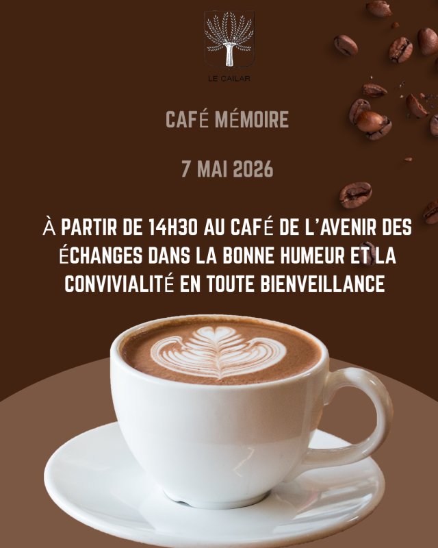 &Eacute;v&egrave;nement : ☕CAF&Eacute; M&Eacute;MOIRE☕