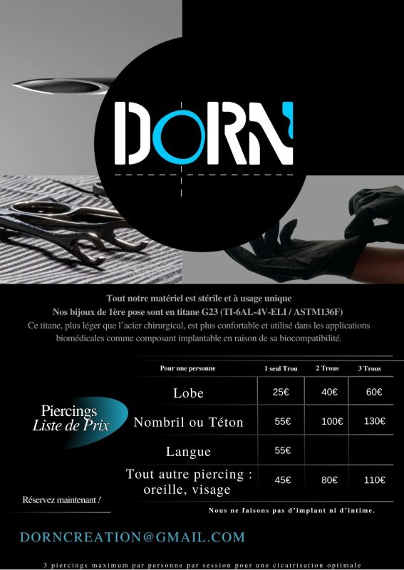 Votre piercing &agrave; G&eacute;n&eacute;rac