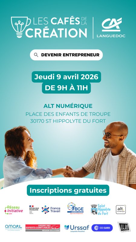 Caf&eacute;s de la Cr&eacute;ation &ndash; Accompagnement &agrave; la cr&eacute;ation ou reprise d&rsquo;entreprise