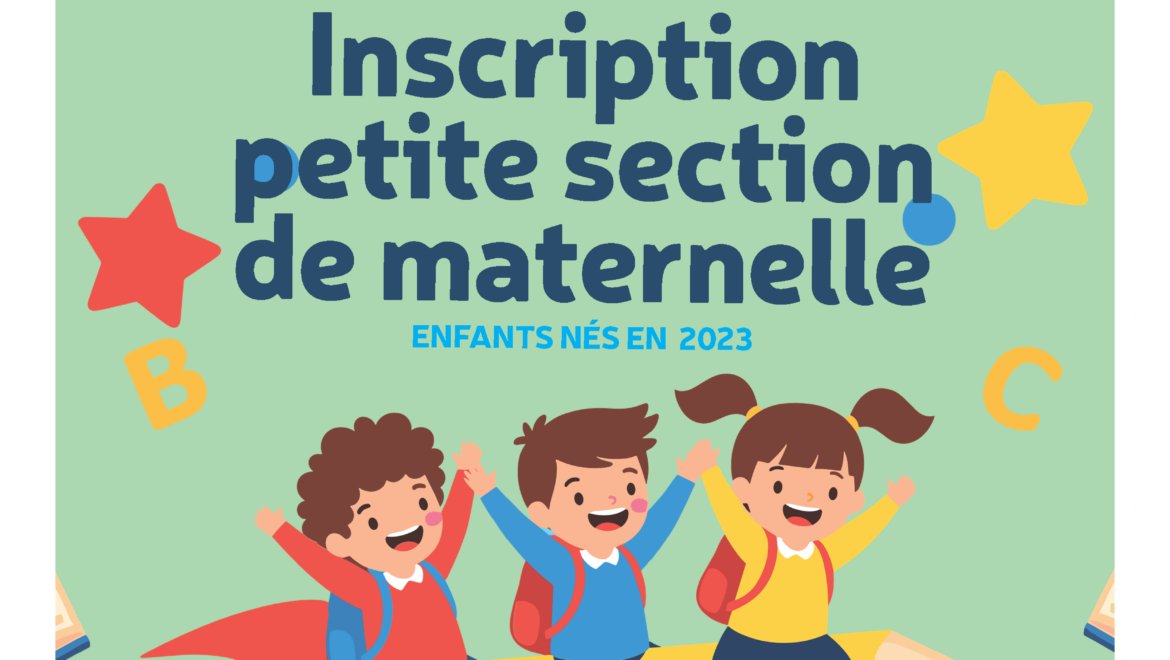 Inscription rentr&eacute;e scolaire 2026 - 2027
