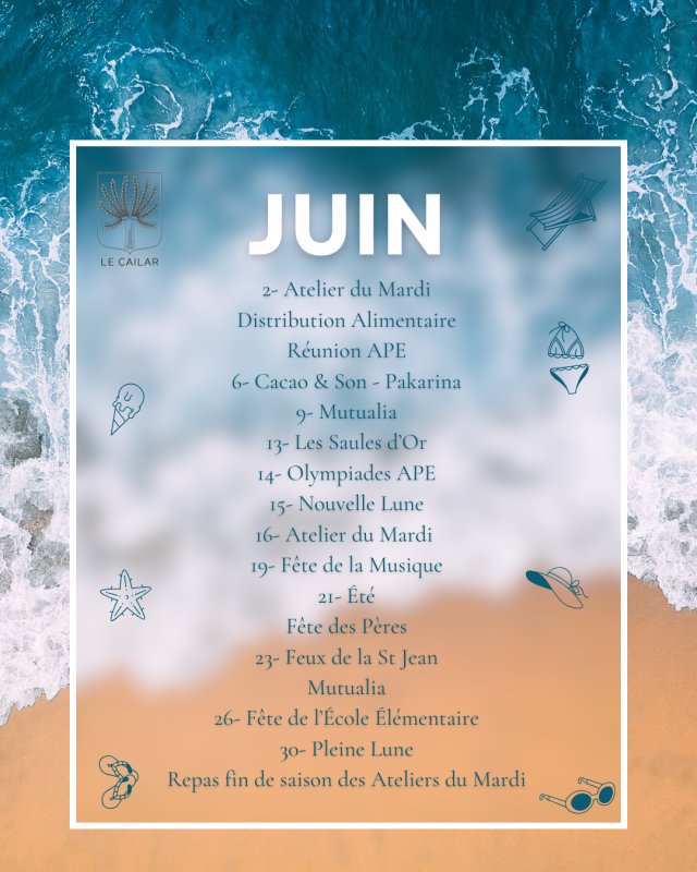 Programme du mois de Juin en avant premi&egrave;re !