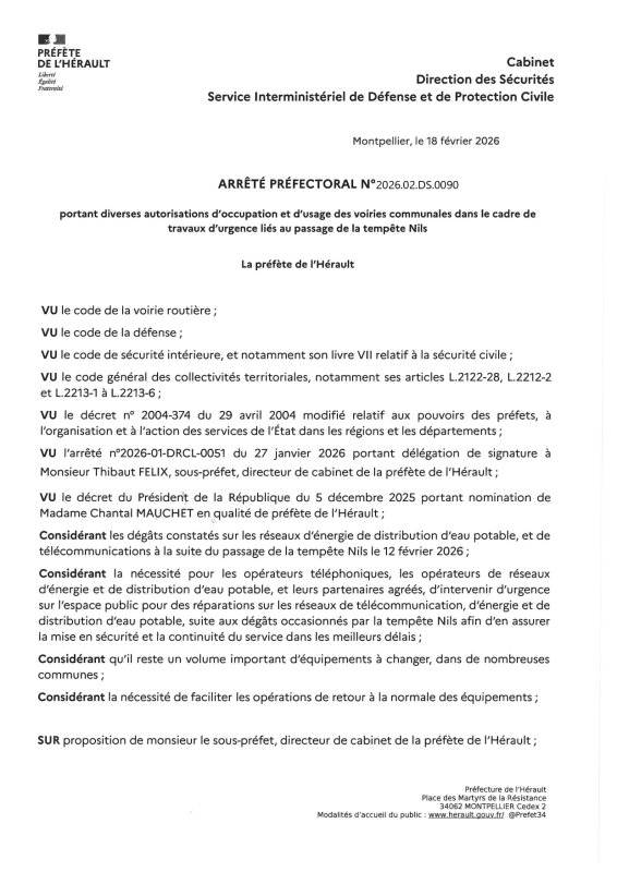 AP N&deg;2026.02.DS.0090 - TEMPETE NILS