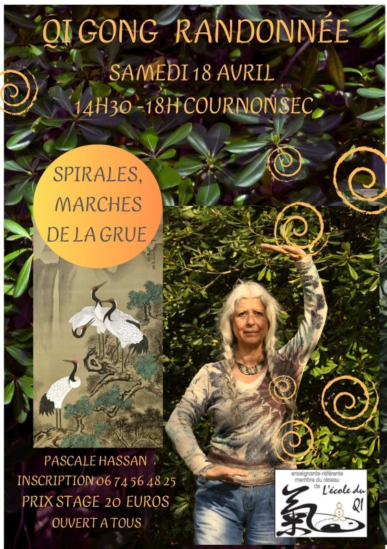 Qi gong Randonn&eacute;e  Samedi 18 Avril 14h30-18h