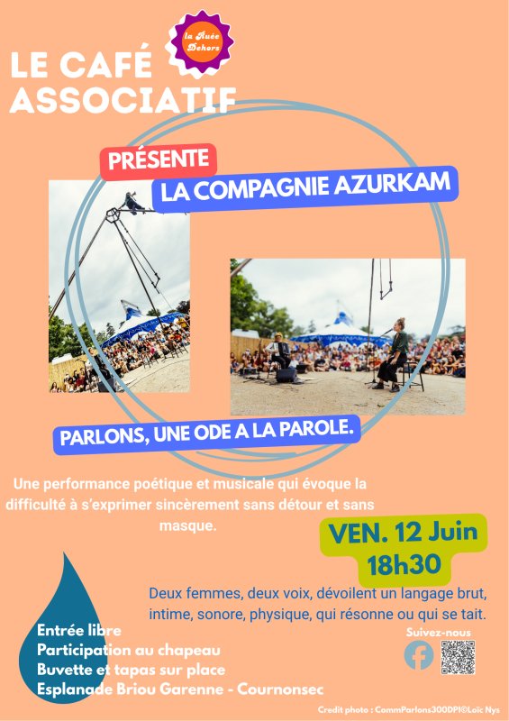Ce Vendredi 12 juin C'est Po&eacute;sie, Musique et Trap&egrave;ze ...