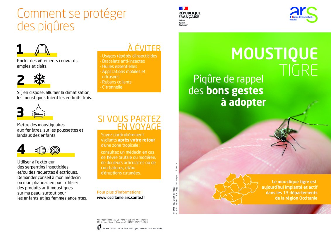 {INFORMATION} MOUSTIQUE TIGRE - Ce que vous devez savoir &agrave; Clarensac