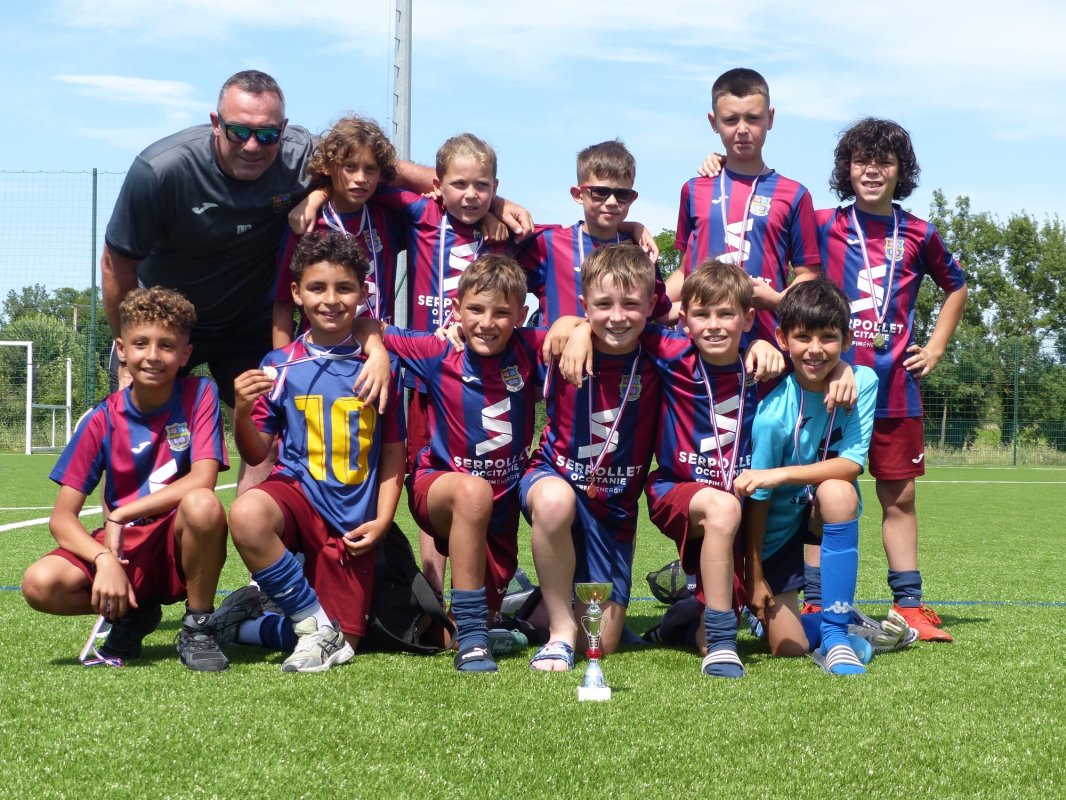 Les U10 du FC Domitia invaincus au tournoi U11 de Saint-Andr&eacute;-de-Sangonis