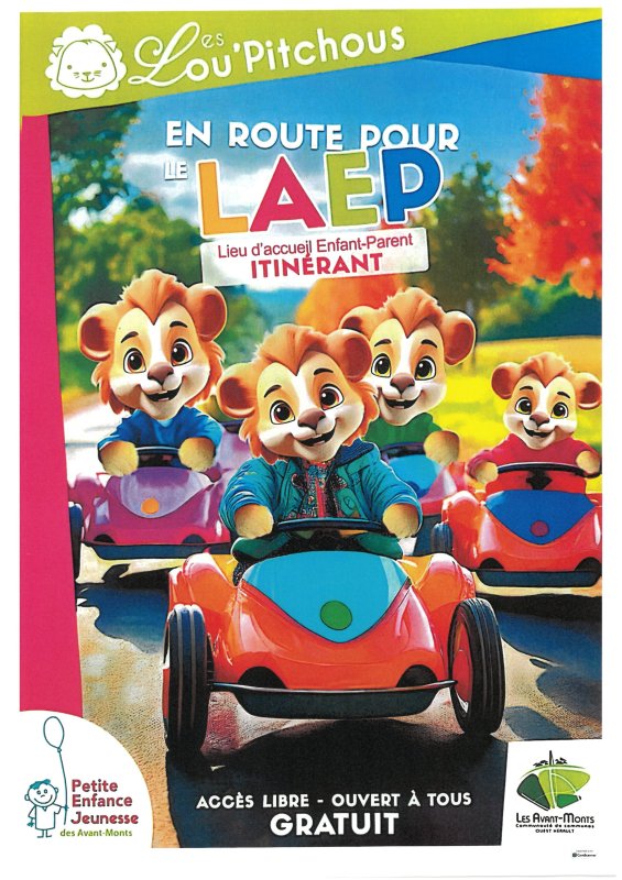 Lieu Accueil Parents Enfants : lundi 11 mai 2026 salle d'autrefois de 9h &agrave; 12h