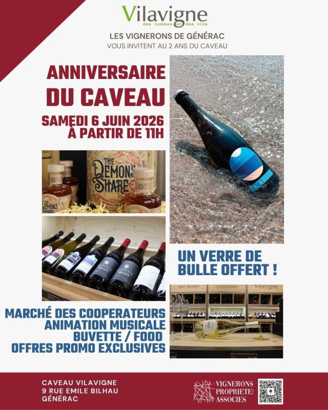 Anniversaire du caveau Vilavigne G&eacute;n&eacute;rac
