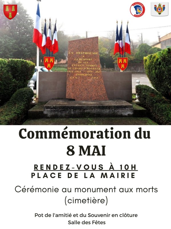 Comm&eacute;moration du 8 Mai