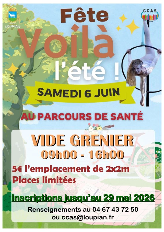 🛍️📣 Vide-grenier : les inscriptions sont ouvertes !