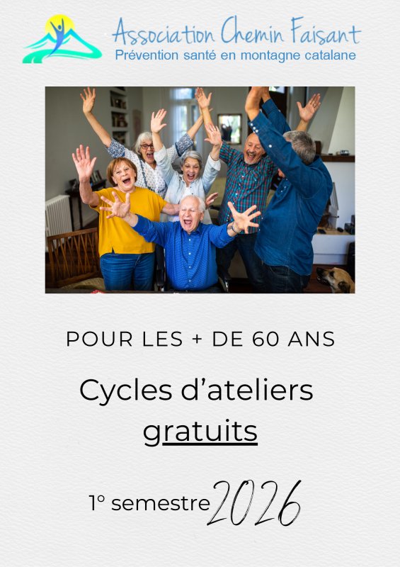 Ateliers Seniors 1er semestre 2026