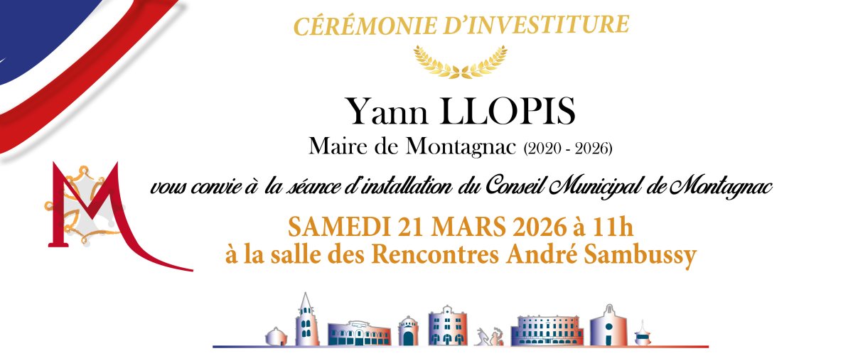 C&eacute;r&eacute;monie d'investiture