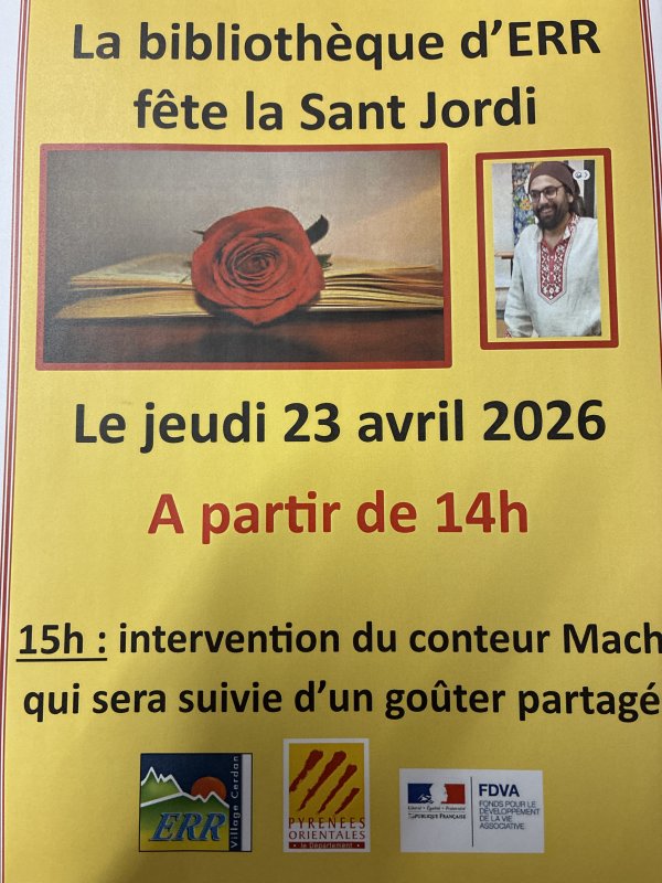 La biblioth&egrave;que f&ecirc;te la saint Jordi