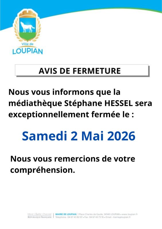 FERMETURE DE LA M&Eacute;DIATH&Egrave;QUE