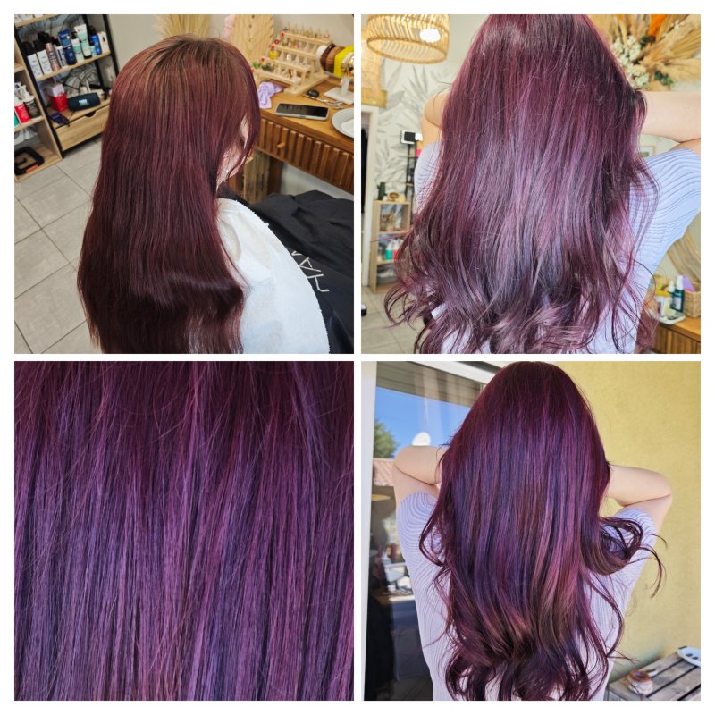 Couleur violet intense