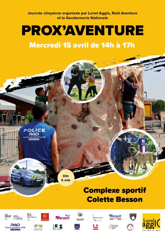 PROX&rsquo;AVENTURE Mercredi 15 avril de 14h &agrave; 17h