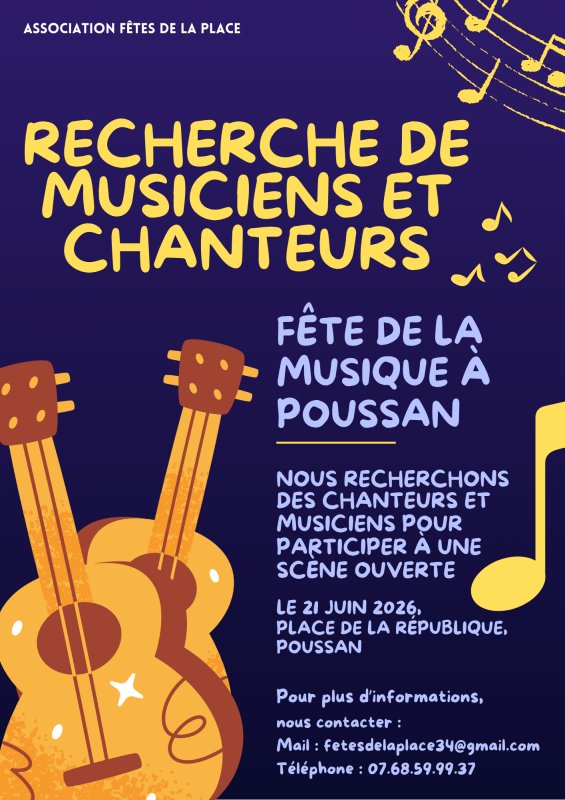 Recherche de musiciens et chanteurs