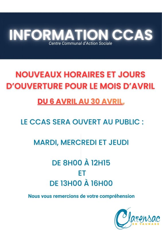 INFORMATION CCAS