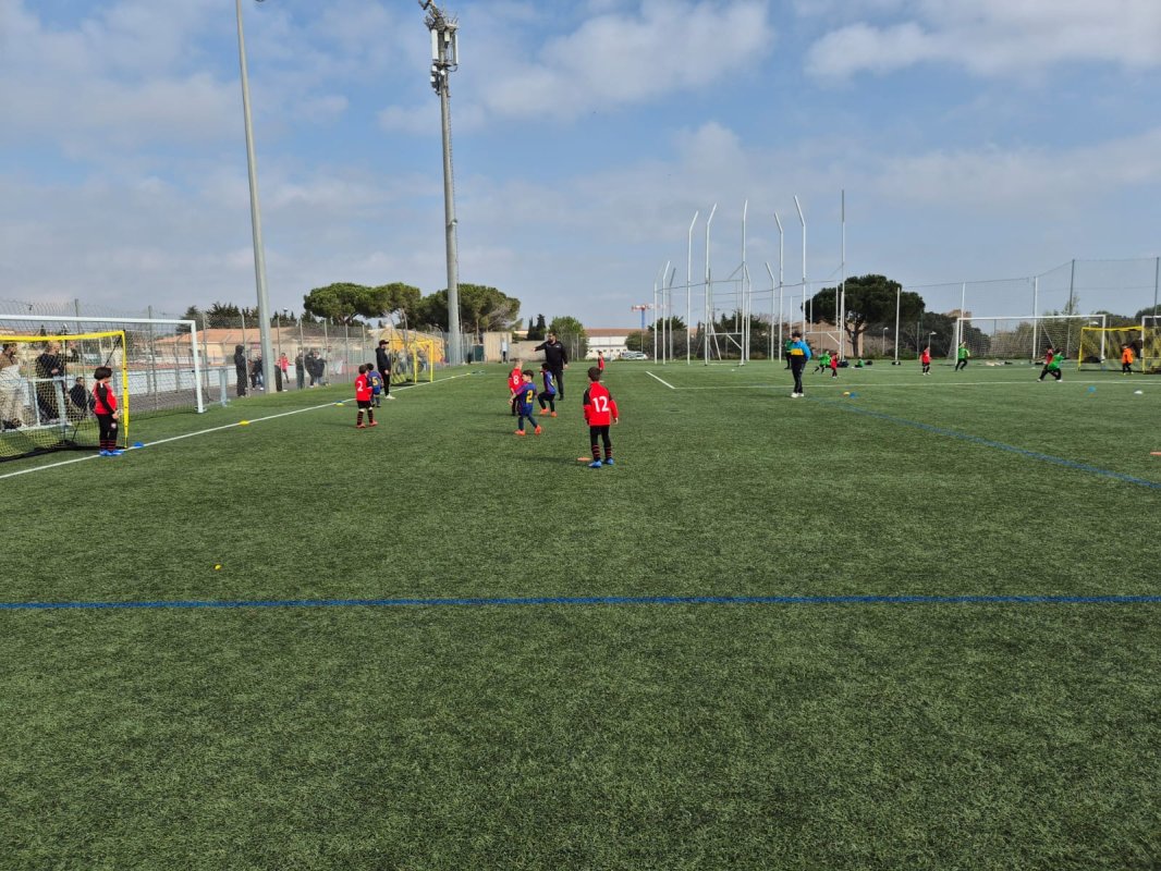 Les U7 du FC Domitia &eacute;taient sur les terrains d&rsquo;Agde
