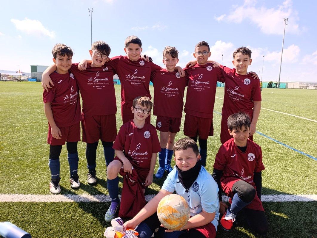 Les U11 de l&rsquo;Entente FC Domitia / Gigean r&eacute;alisent un bon plateau &agrave; domicile