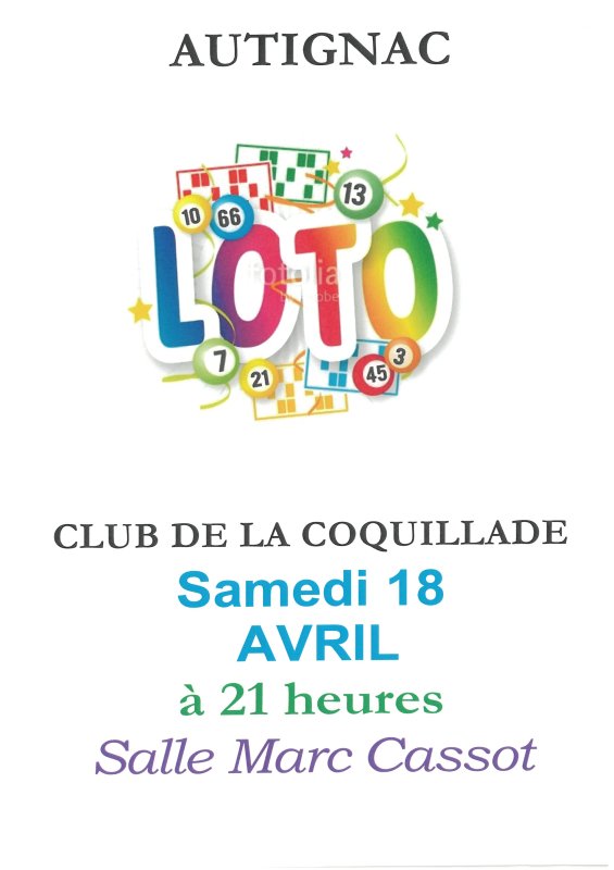 LOTO CLUB DE LA COQUILLADE