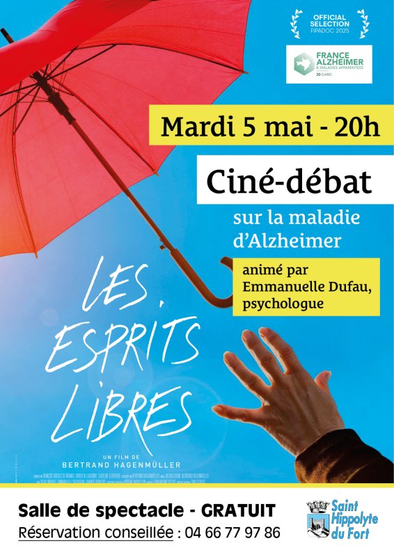 &Eacute;v&egrave;nement : Cin&eacute;-d&eacute;bat : Les esprits libres - sur la maladie d'Alzheimer