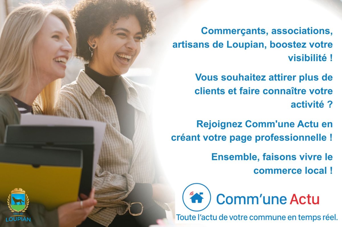 📣✨ Commer&ccedil;ants, associations, artisans de Loupian, boostez votre visibilit&eacute; !